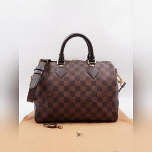 ❌️❌️SOLD❌️❌️CD48 💖 Louis Vuitton Damier Ebene Speedy Bandouliere 25